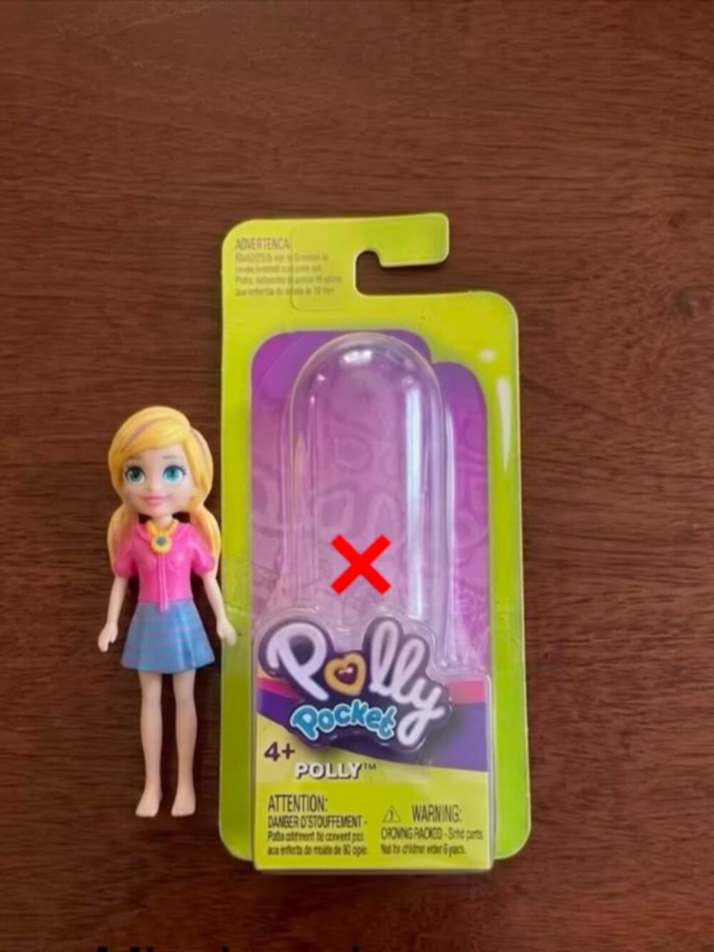 Polly Pocket Replacement Doll Figure Missing Shoes Mattel